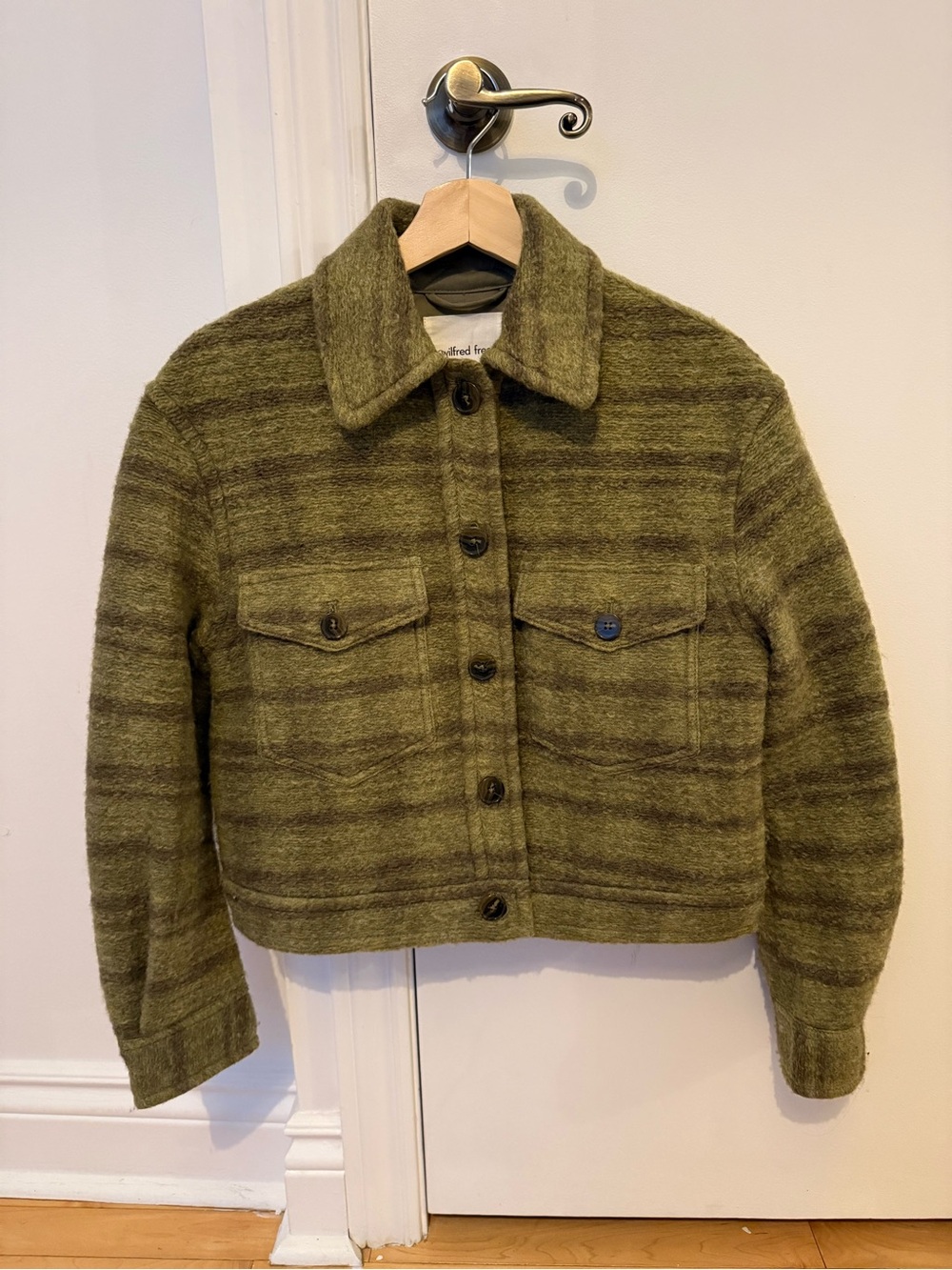Aritzia cropped ganna jacket